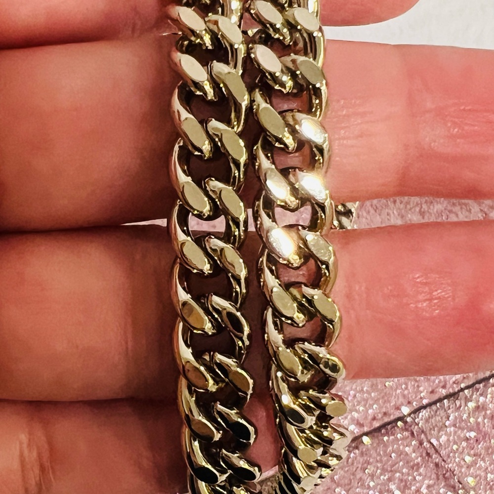 Kate Spade Glimmer Glitter clutch with card holder and chain - Picture 9 of 10